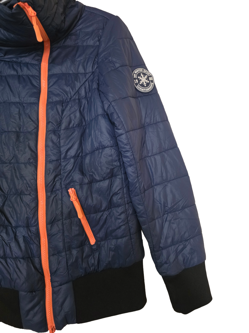 Men's Blue BPC Bonprix Puffer Jacket
