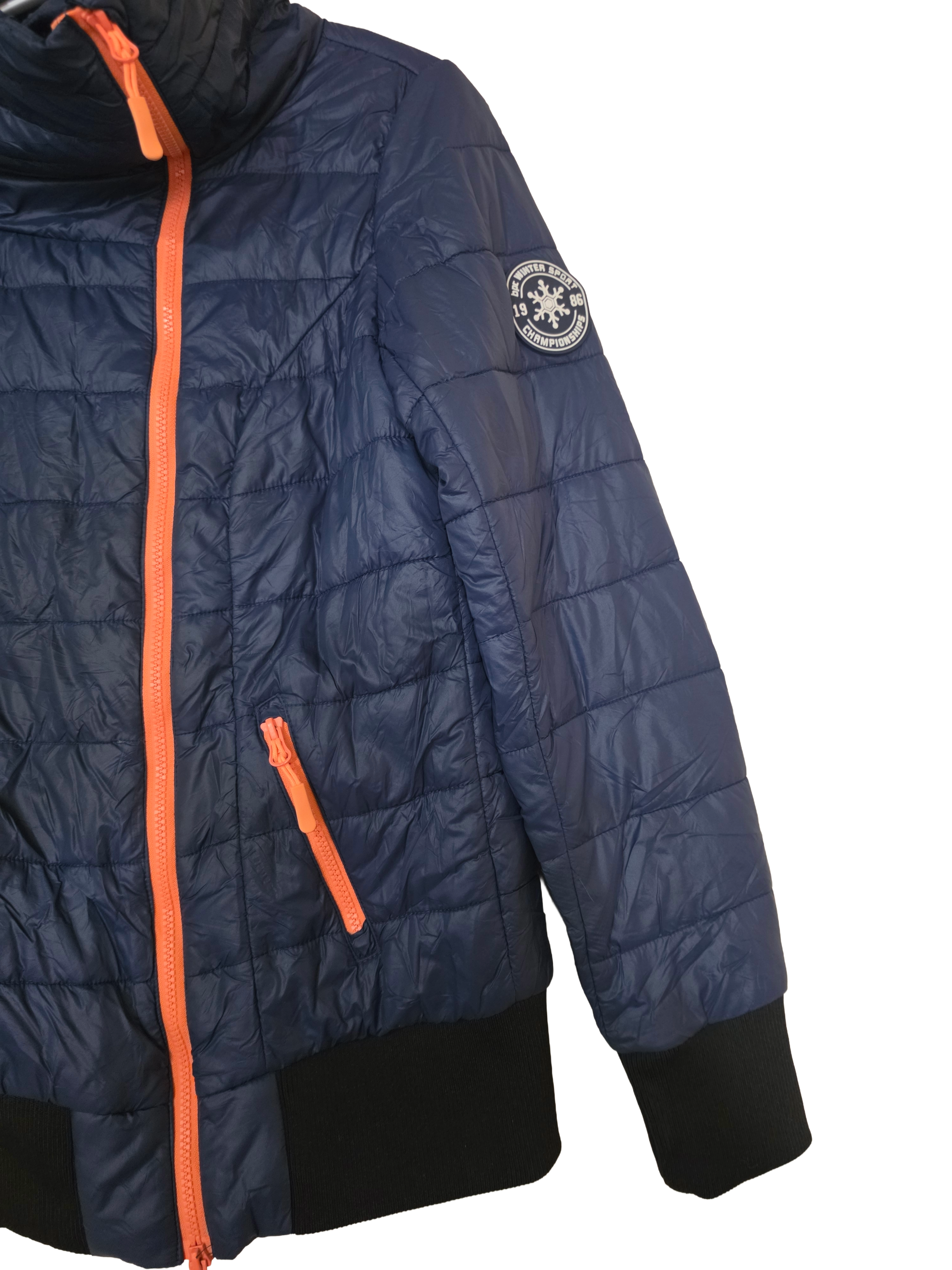Men's Blue BPC Bonprix Puffer Jacket