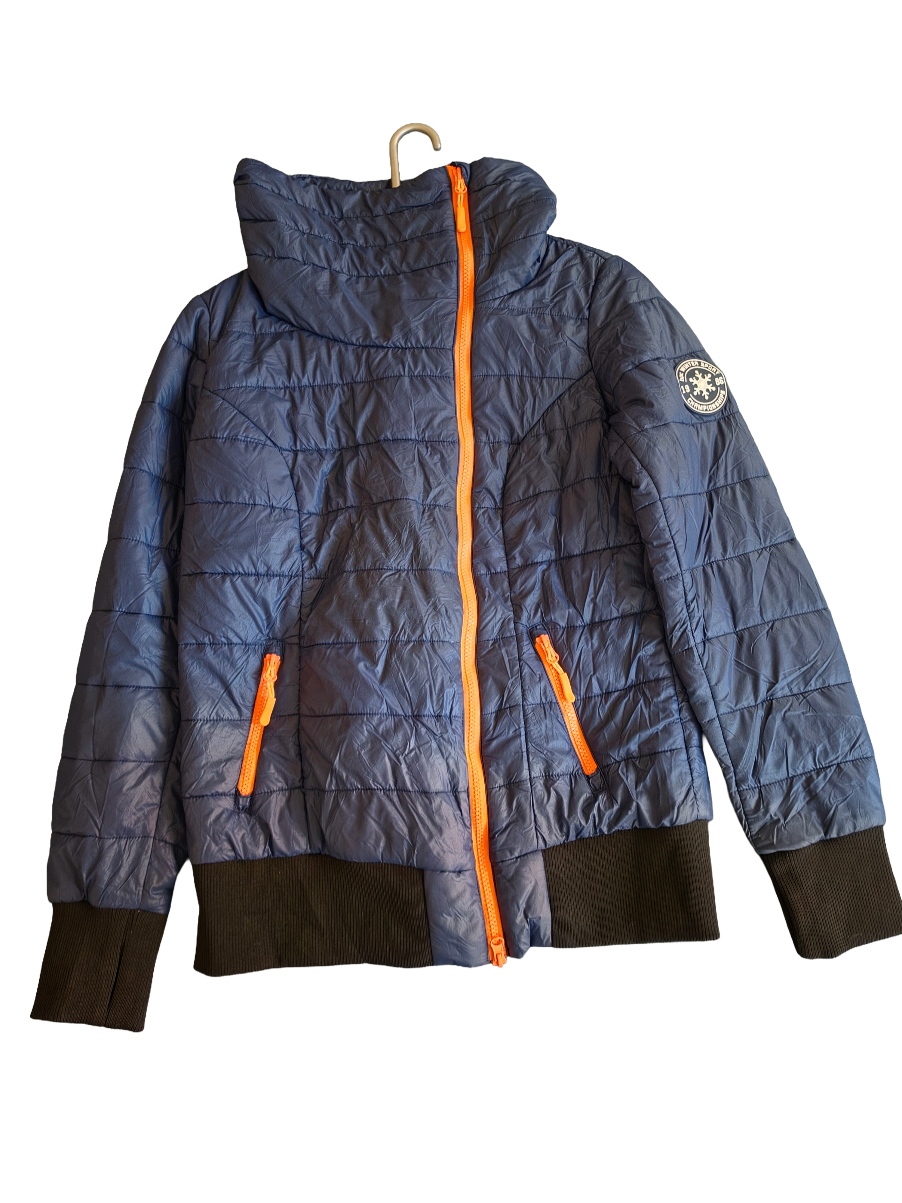 Men's Blue BPC Bonprix Puffer Jacket