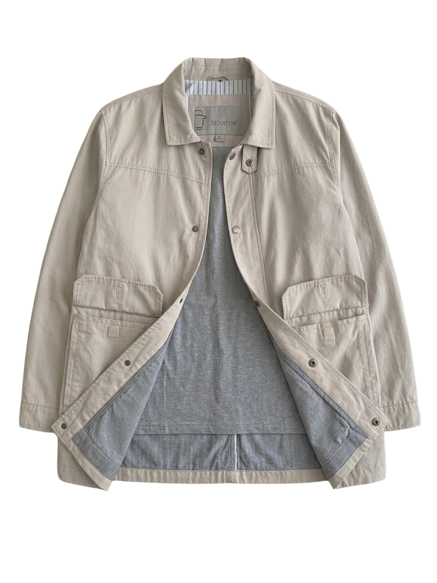Men's Beige Senator Jacket