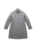 Coercion Grey Polyester Coat
